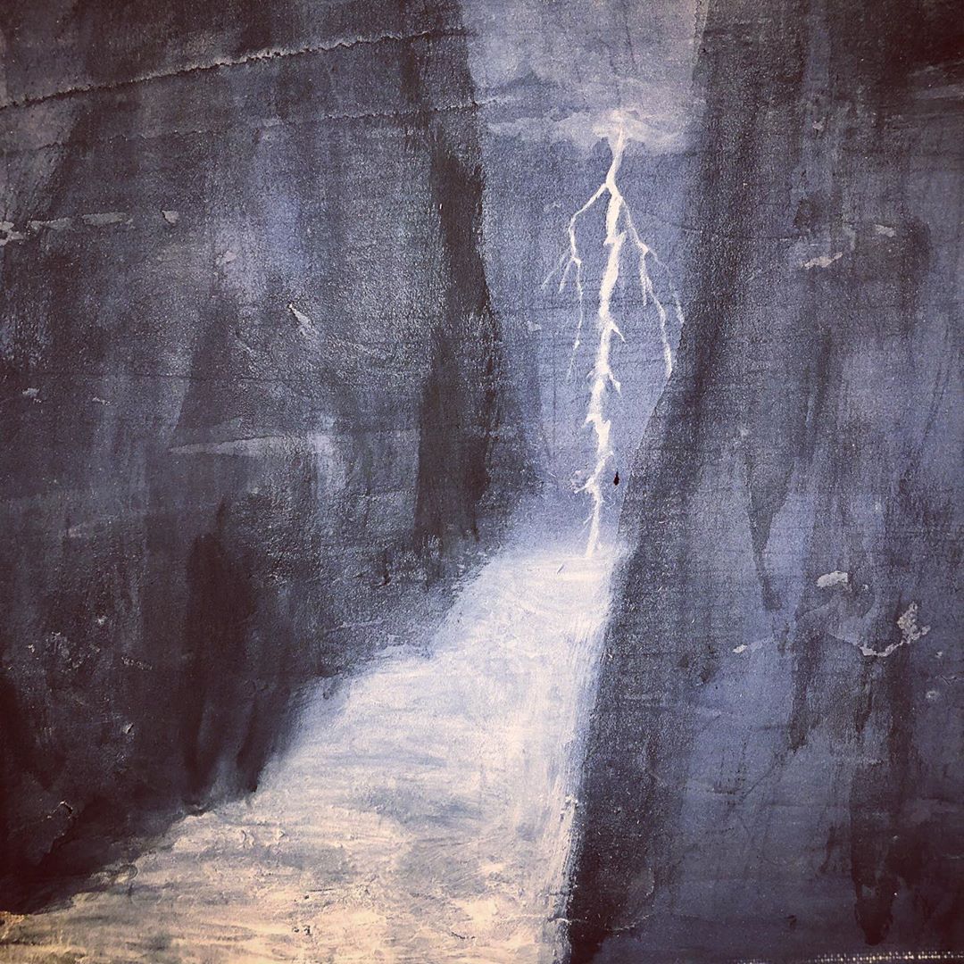Storm in a canyon