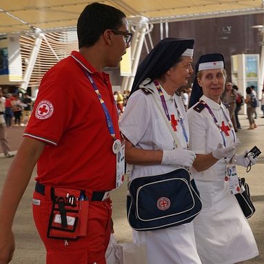 red cross nurse