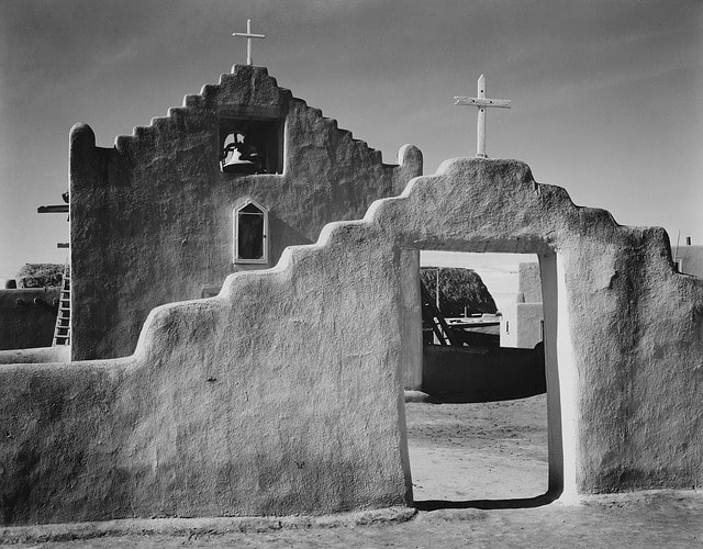 An old adobe mission