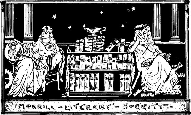 Meeting of a literary society